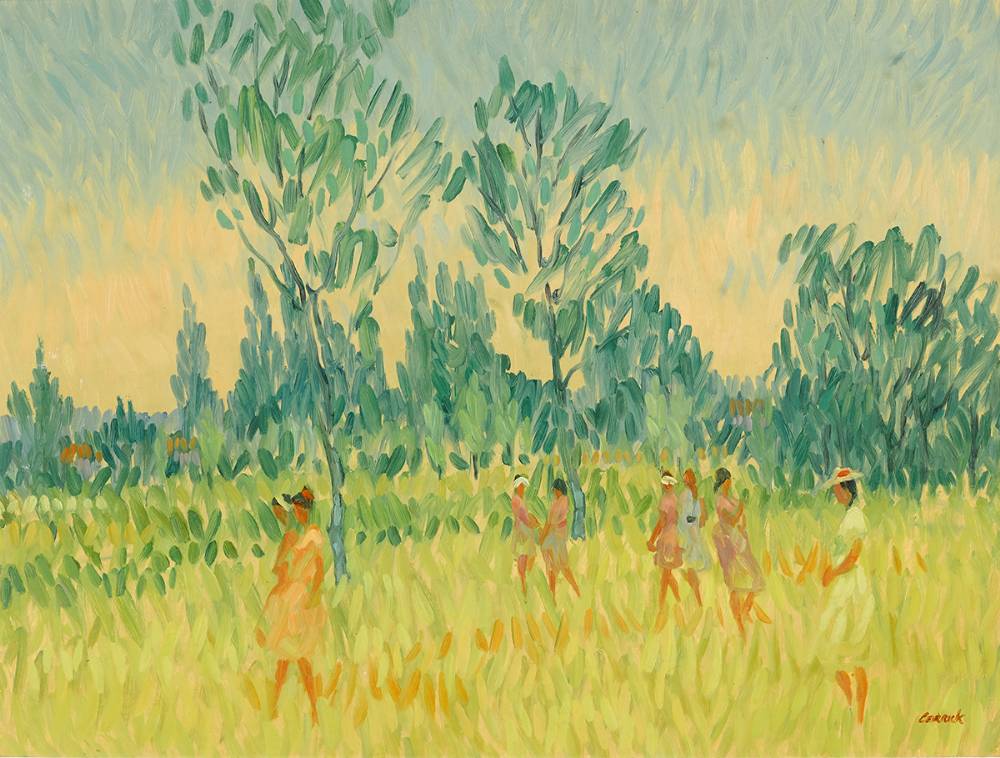 SUMMER, SOUTH OF FRANCE by Desmond Carrick RHA (1928-2012) at Whyte's Auctions