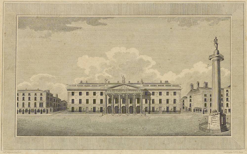 FRONT ELEVATION OF THE PROPOSED GENERAL POST OFFICE, DUBLIN at Whyte's Auctions