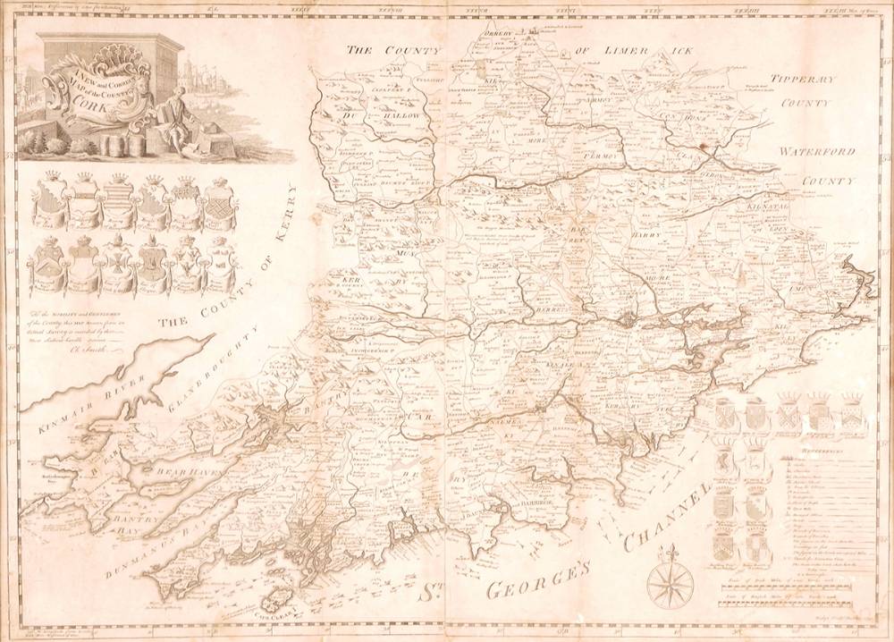 1750 Map of Co. Cork, by Charles Smith. at Whyte's Auctions