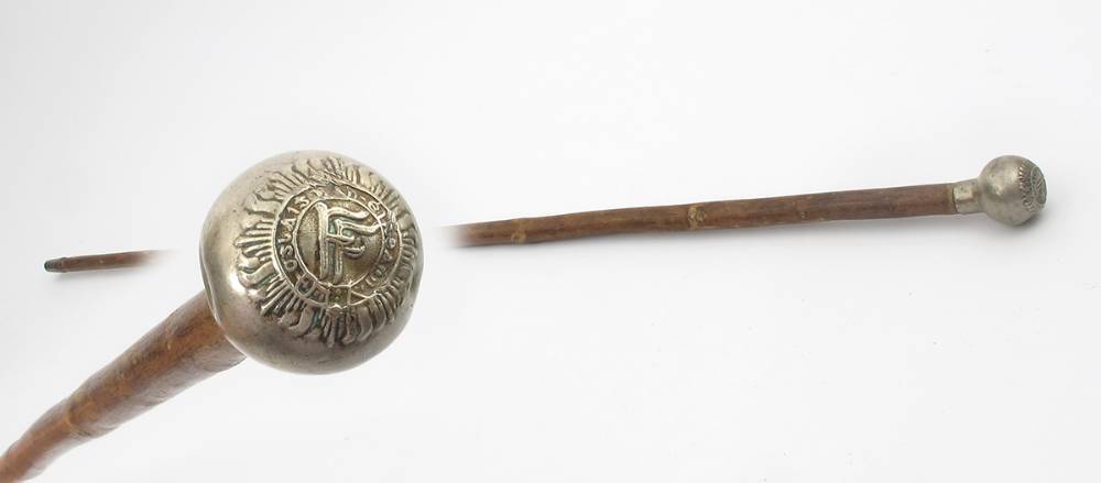 Irish Army swagger stick. at Whyte's Auctions