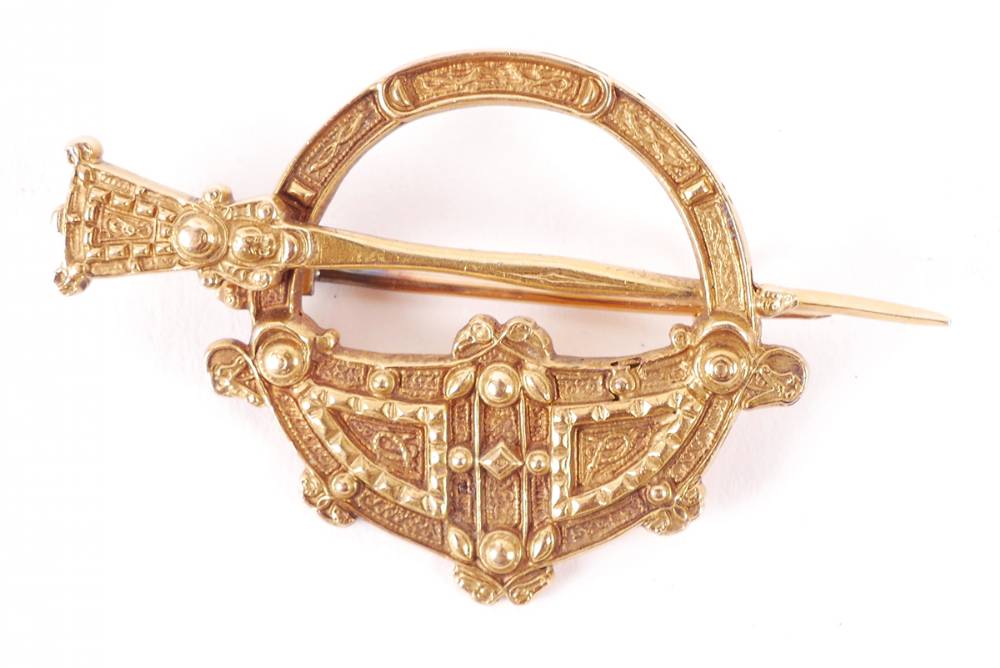 Celtic Revival Irish gold Tara brooch. at Whyte's Auctions