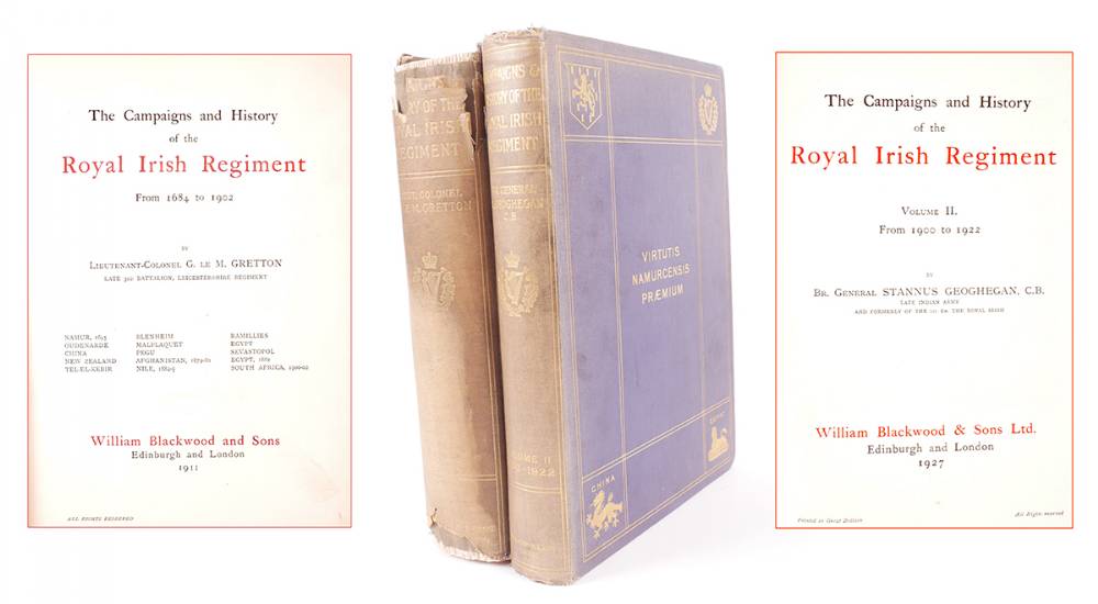 Campaigns and History of the Royal Irish Regiment. at Whyte's Auctions