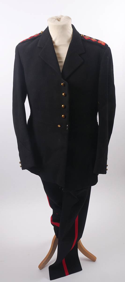 1950s Irish Army Leiutenant General dress uniform tunic and trousers. at Whyte's Auctions