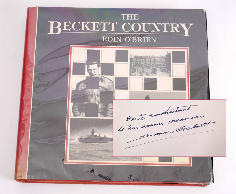 O'Brien, Eoin. The Beckett Country: Samuel Beckett's Ireland, signed by Beckett. at Whyte's Auctions