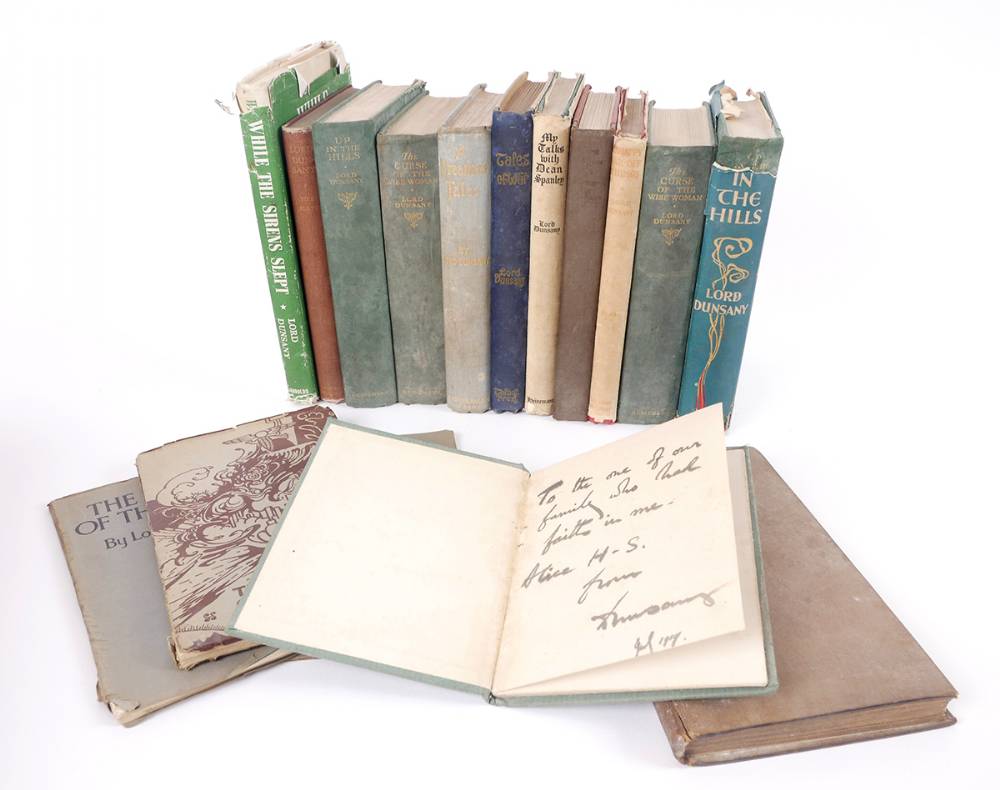 Plunkett, Edward, 18th Baron Dunsany, collection of his works including five signed volumes. at Whyte's Auctions