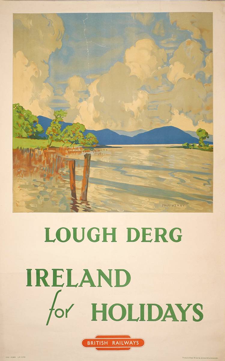 1949 British Rail poster for Lough Derg, by Paul Henry. at Whyte's Auctions