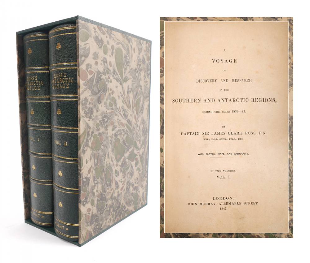 Ross, Sir James Clark. A Voyage of Discovery and Research in the Southern and Antarctic Regions, during the years 1839-43. at Whyte's Auctions