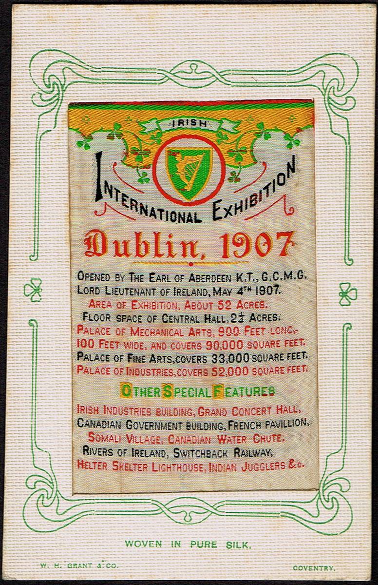 Postcards. 1907 Irish International Exhibition collection in album. (165) at Whyte's Auctions
