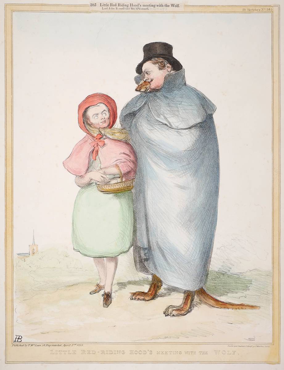 1833-1843 Daniel O'Connell, political cartoons featuring the Liberator. at Whyte's Auctions