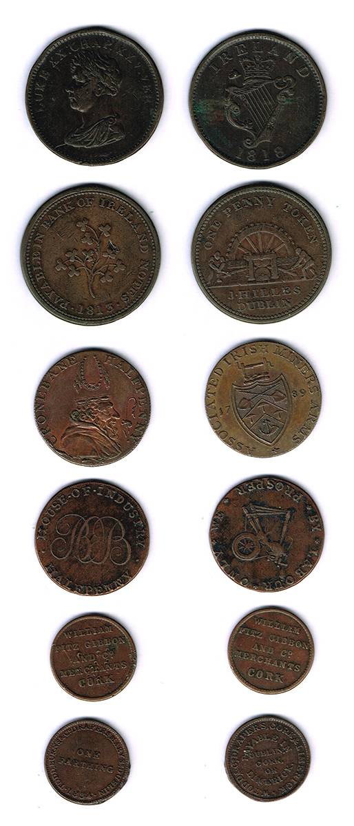 18th and 19th centuries Irish tokens collection. (50) at Whyte's Auctions