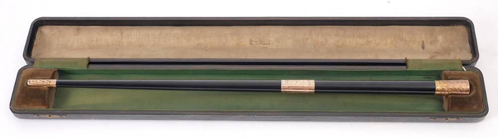 1923 Irish Free State Army Special Infantry Corps Band presentation baton. at Whyte's Auctions