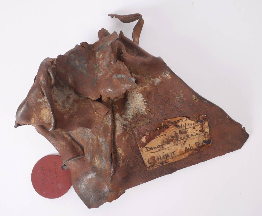 1941 Bomb fragment Donore Terrace. at Whyte's Auctions