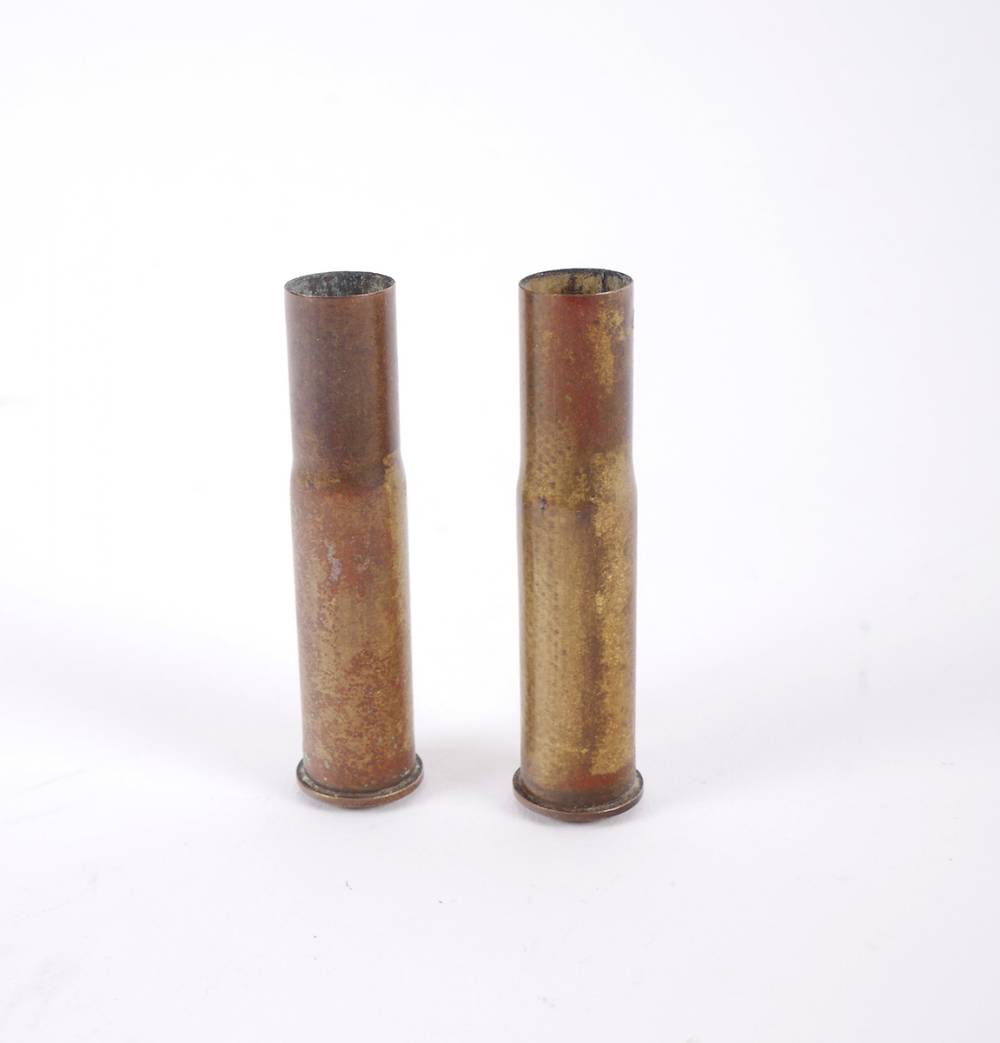 1916 College of Surgeons, two 11mm Mauser cartridge-cases. at Whyte's Auctions