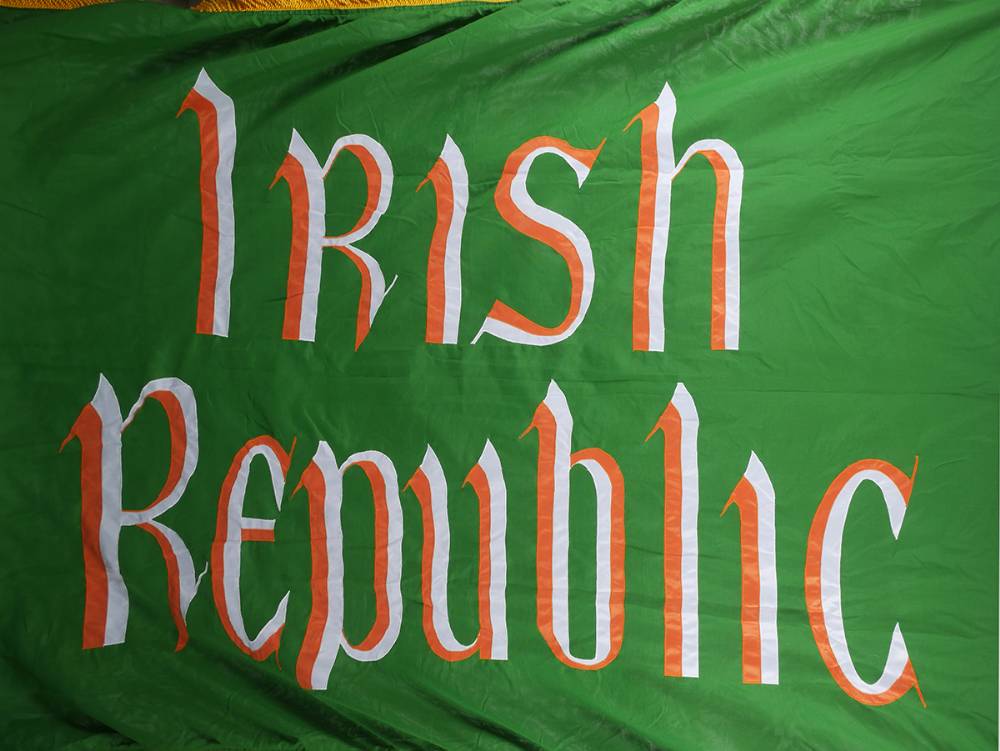 Replica of 1916 Irish Republic flag. at Whyte's Auctions