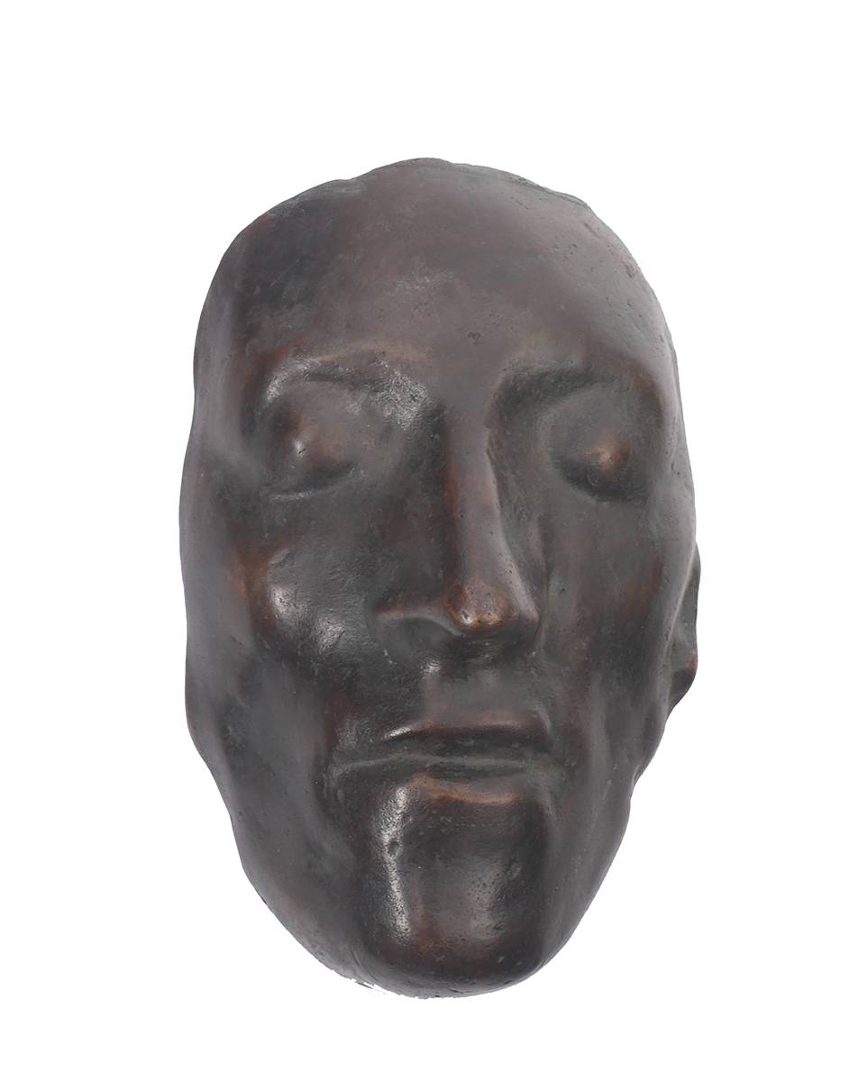 1803 Robert Emmet's death mask, cast in bronze. at Whyte's Auctions