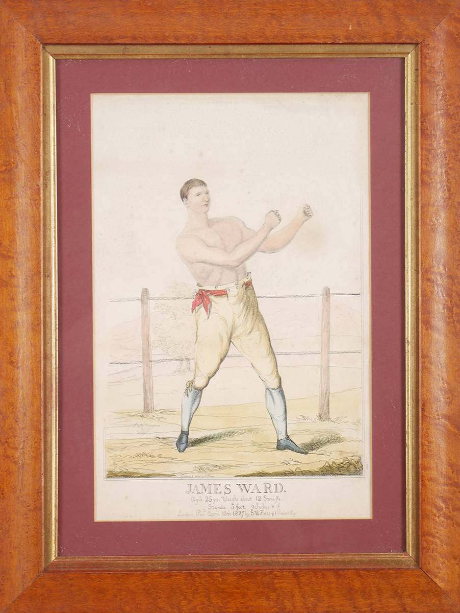Early 19th century boxing prints, Richard Curtis and James Ward. at Whyte's Auctions
