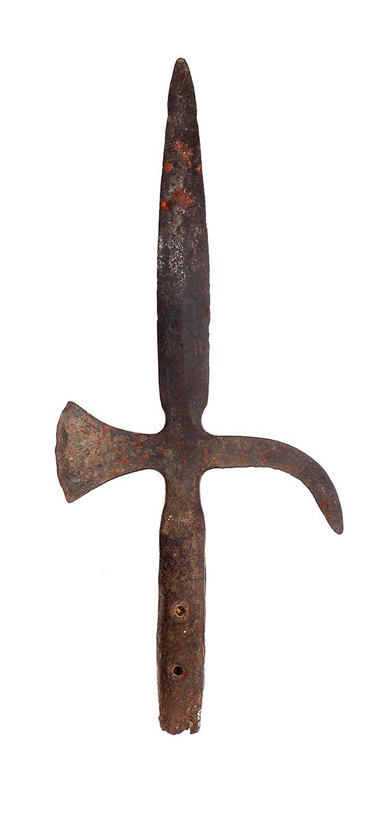 Late 18th century, wrought iron pike. at Whyte's Auctions