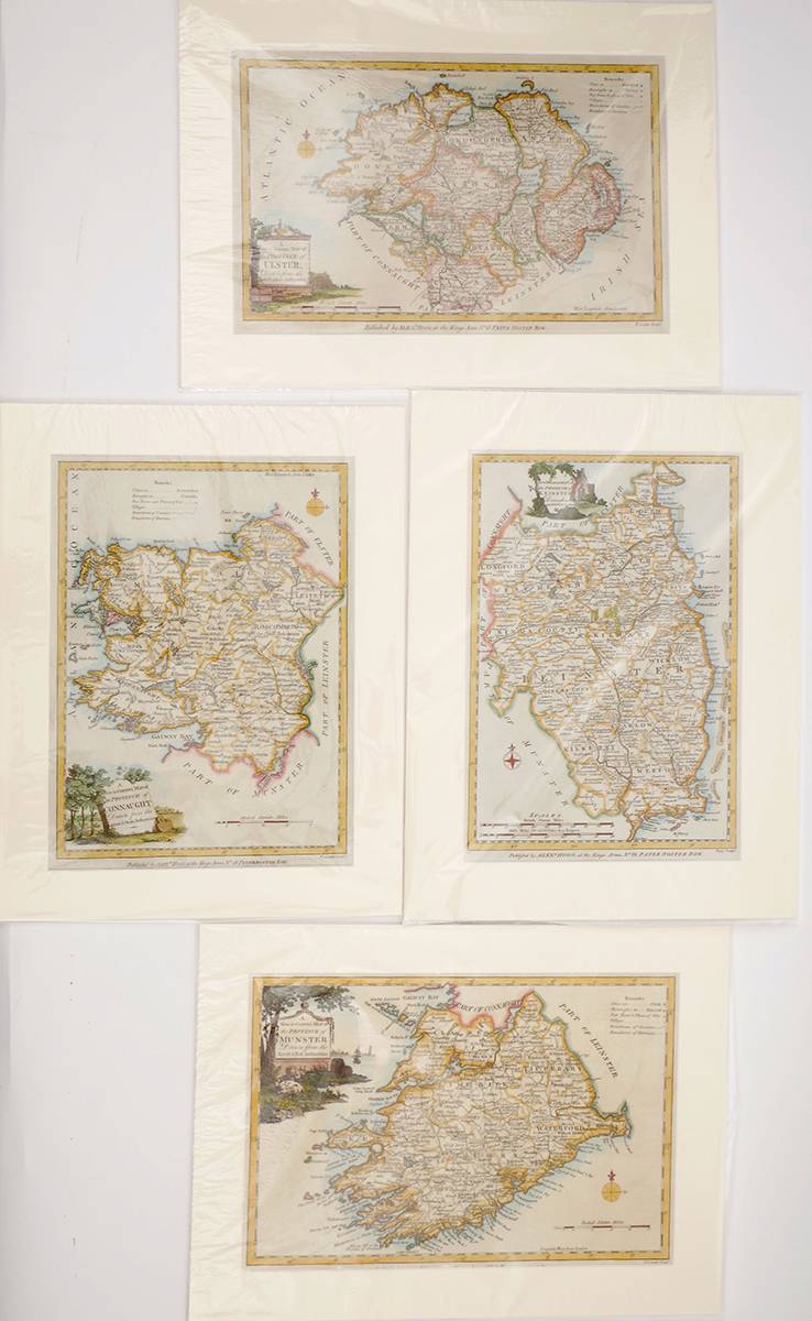 1780 Maps of the four provinces of Ireland by Thomas Kitchin. at Whyte's Auctions