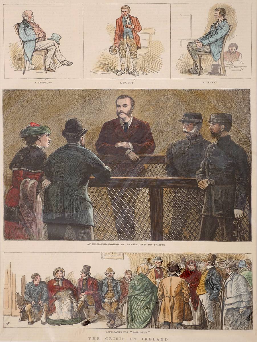 1881 The Crisis in Ireland, arrest of Parnell, the Land Commission, boycotting and refusing the rent.. at Whyte's Auctions