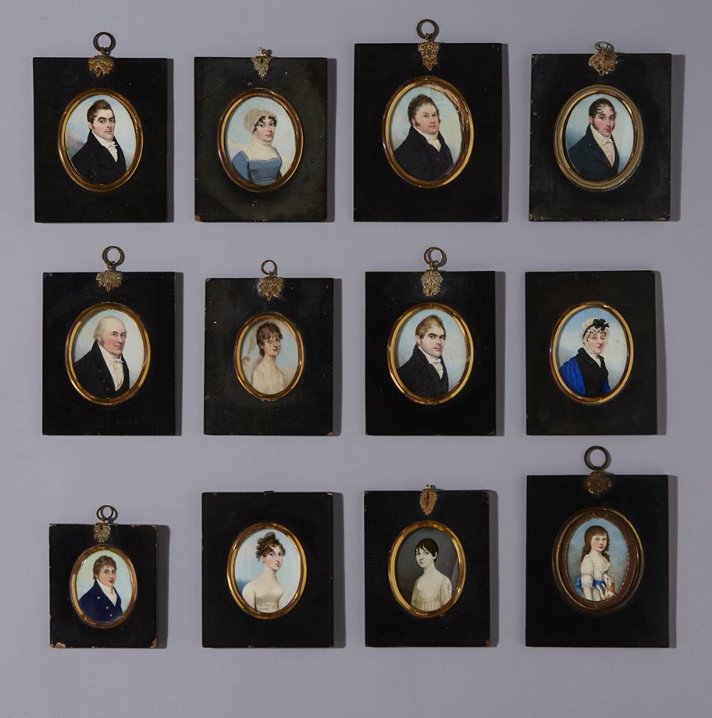 COLLECTION OF PORTRAIT MINIATURES AND VICTORIAN PHOTOGRAPHS RELATING TO THE SWETE FAMILY, CORK by Henry Kirchhoffer RHA (1781-1860) and Attributed to Frederick Buck (1771-1839) RHA (1781-1860) and Attributed to Frederick Buck (1771-1839) at Whyte's Auctions