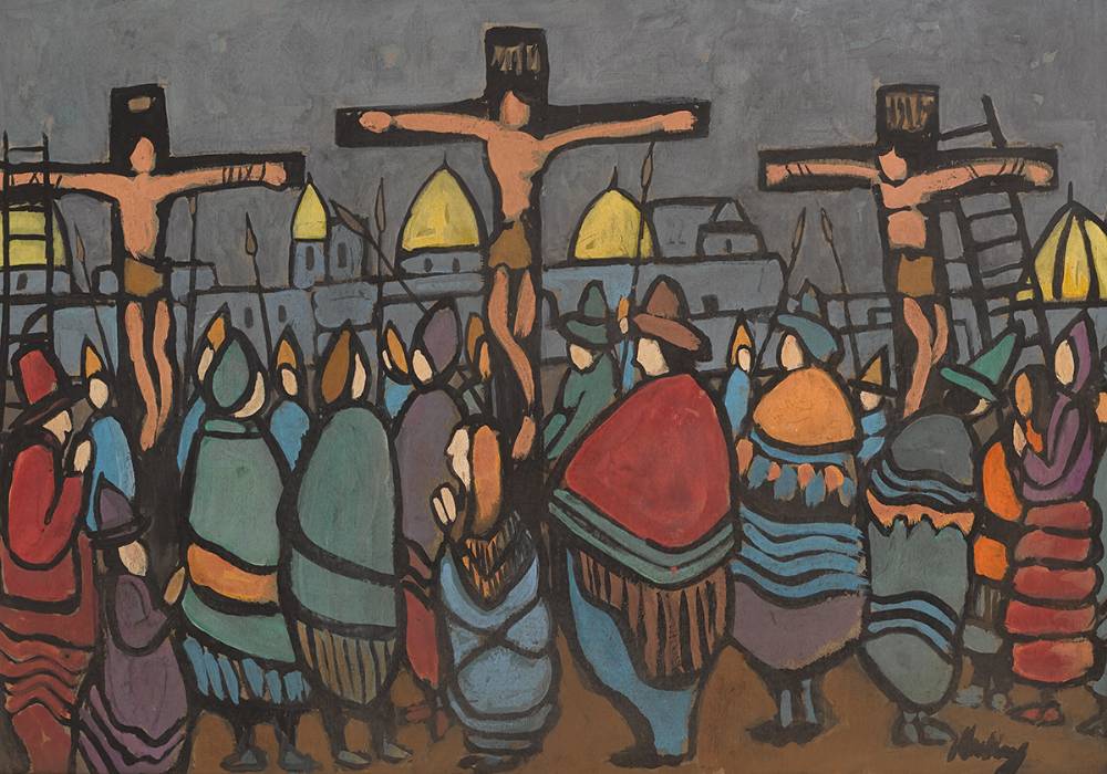 CRUCIFIXION by Markey Robinson (1918-1999) at Whyte's Auctions