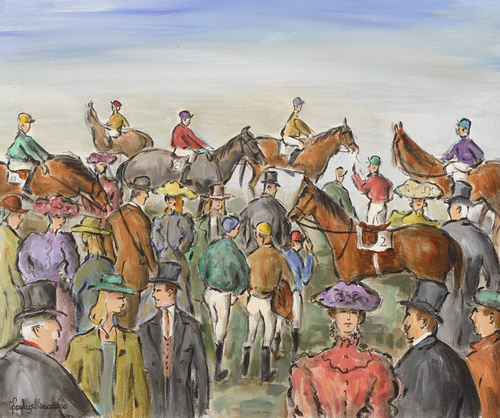 ASCOT RACES by Gladys Maccabe MBE HRUA ROI FRSA (1918-2018) at Whyte's Auctions