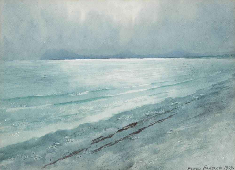 BRAY HEAD FROM KILLINEY BAY, COUNTY DUBLIN, 1909 by William Percy French (1854-1920) (1854-1920) at Whyte's Auctions