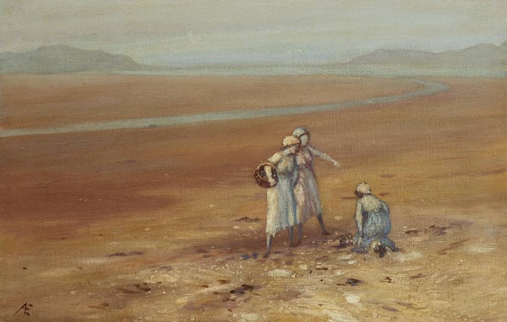 THREE WOMEN ON A SEASHORE by George Russell ('�') (1867-1935) at Whyte's Auctions