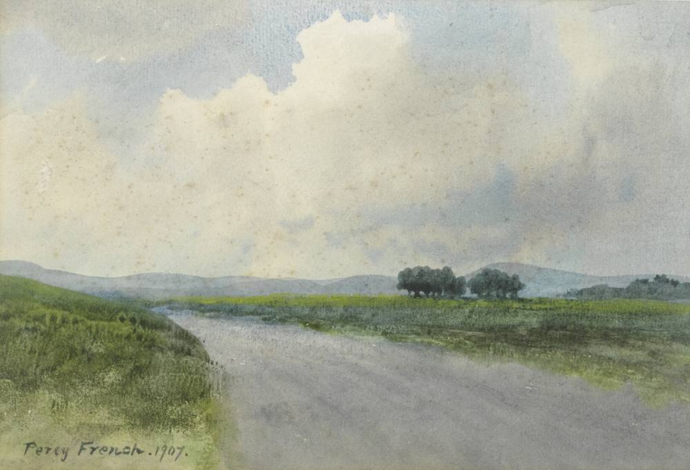 COUNTRY ROAD WITH TREES, 1907 by William Percy French (1854-1920) at Whyte's Auctions