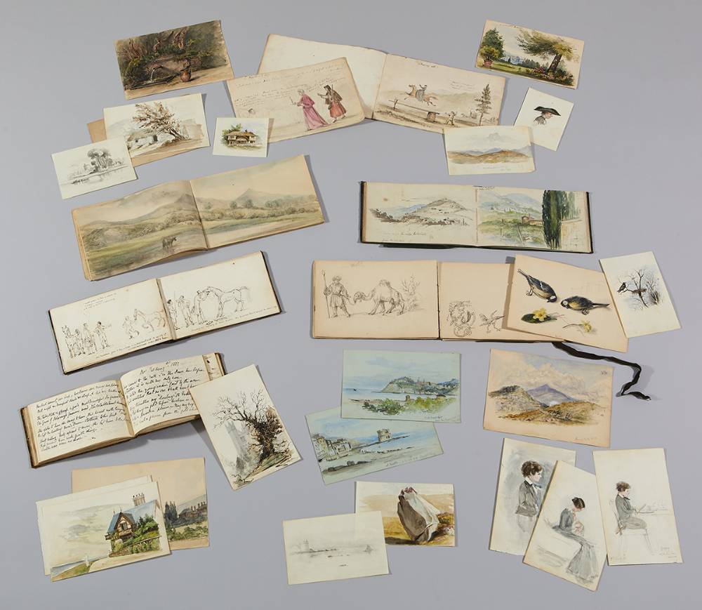 COLLECTION OF SIX WATERCOLOUR SKETCHBOOKS by Selina Crampton (1806-1876) at Whyte's Auctions