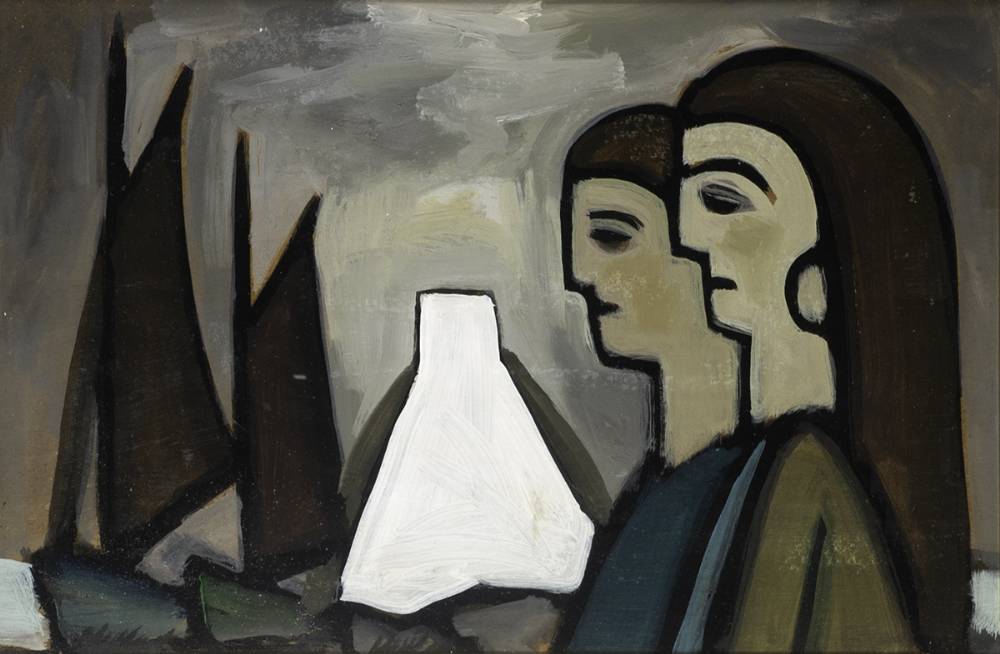 WATCHING THE BOATS by Markey Robinson (1918-1999) (1918-1999) at Whyte's Auctions