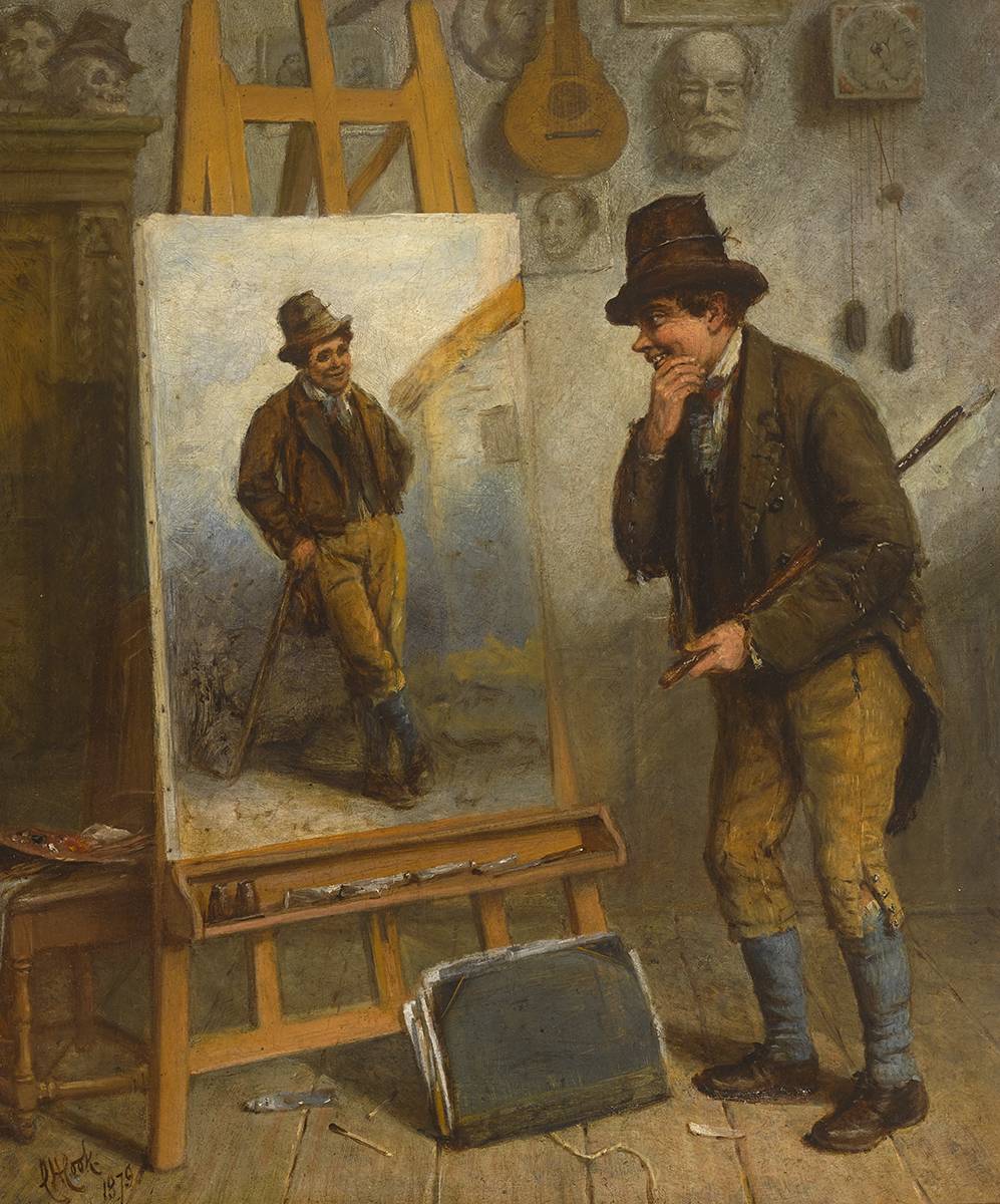 OBSERVING THE WORK, 1879 by Charles Henry Cook (1830-1906) (1830-1906) at Whyte's Auctions