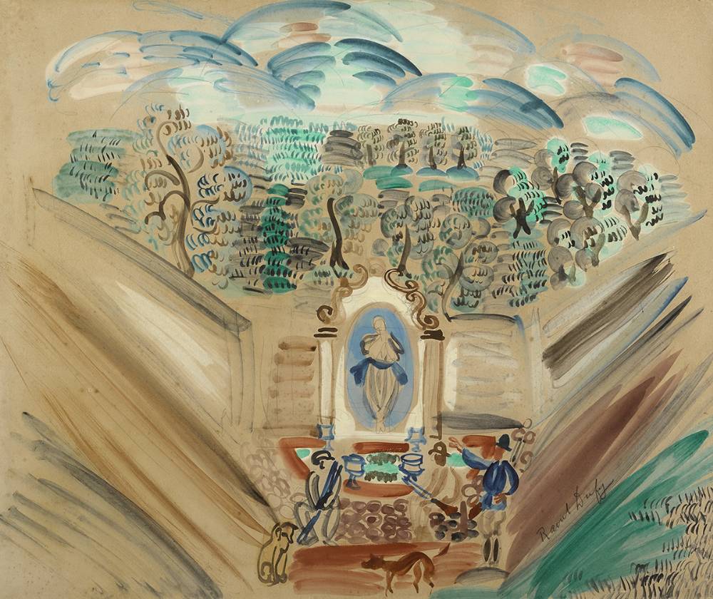 A PARK CORNER by Raoul Dufy (French, 1877-1953) (French, 1877-1953) at Whyte's Auctions