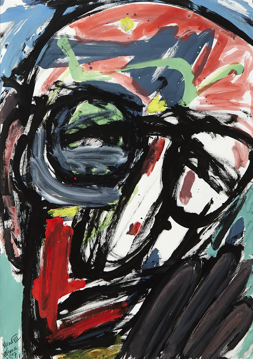 HEAD VII (HOMAGE TO PATRICK KAVANAGH), 1987 by Michael Kane (b.1935) at Whyte's Auctions