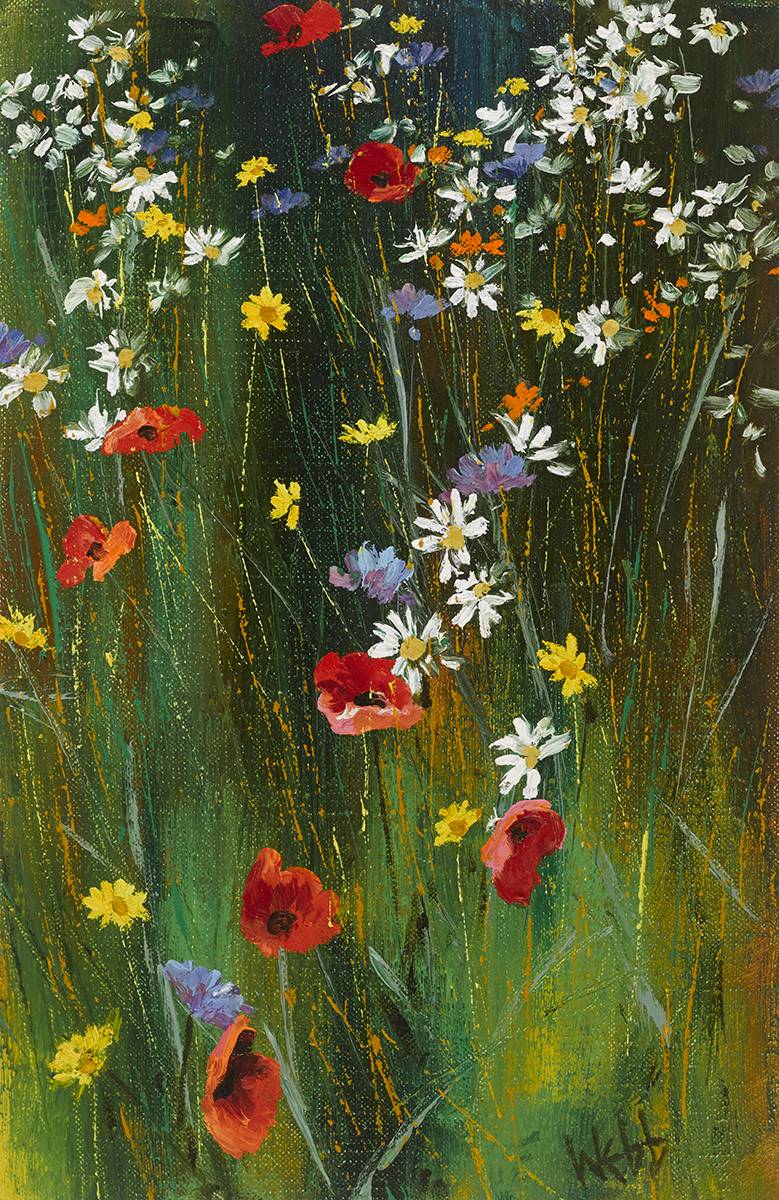 CONNEMARA GRASSES AND WILD FLOWERS by Kenneth Webb RWA FRSA RUA (b.1927) RWA FRSA RUA (b.1927) at Whyte's Auctions