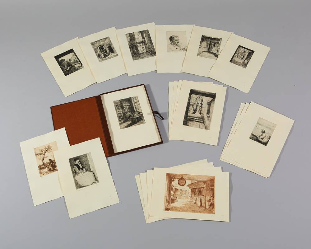 TWENTY ETCHINGS, MEMORIAL EDITION, 1973 by Estella Frances Solomons HRHA (1882-1968) HRHA (1882-1968) at Whyte's Auctions