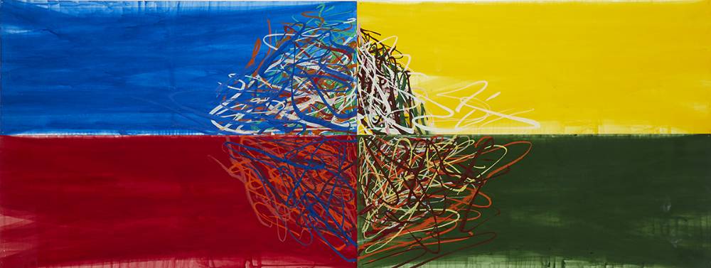 UNTITLED FLAG DRAWING, 2011 by Sam Reveles (b. 1958) at Whyte's Auctions