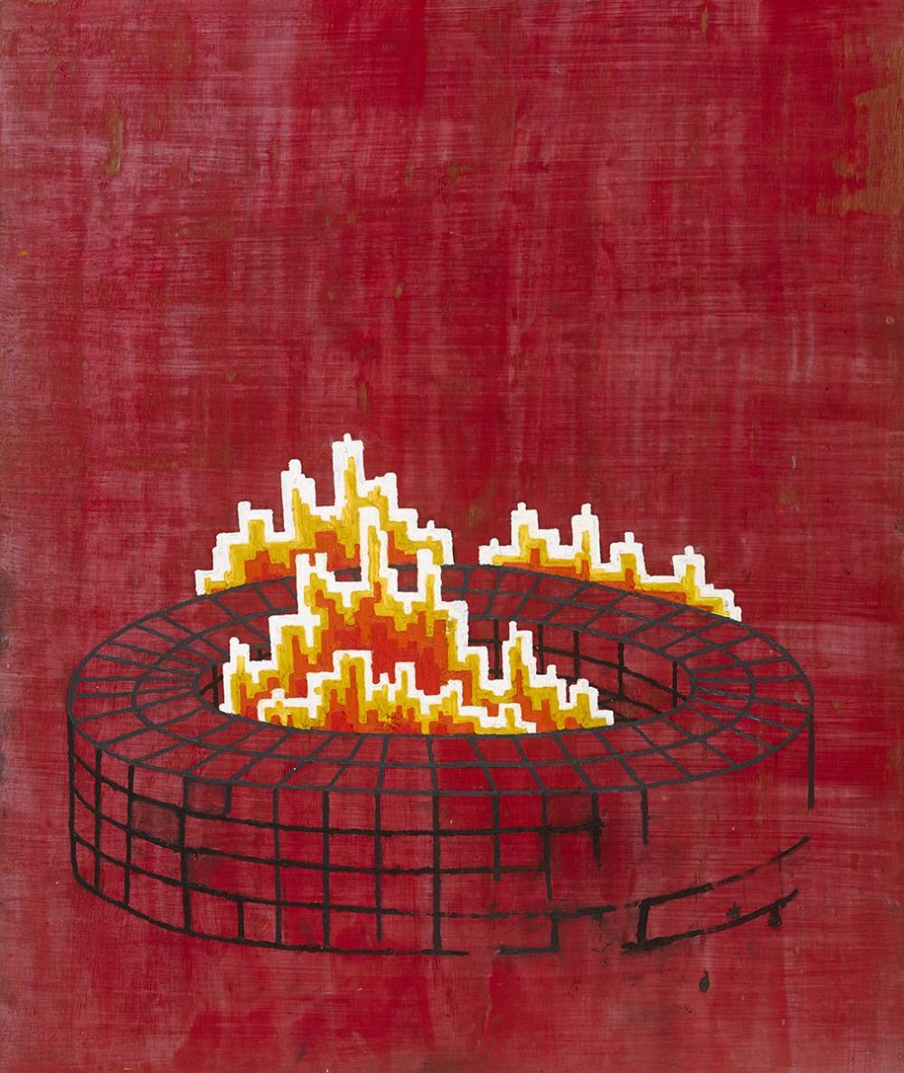 TYRE FIRE, 2009 by Nevan Lahart (b. 1973) at Whyte's Auctions
