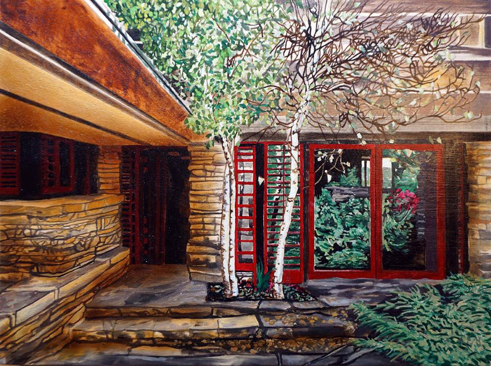 TALIESIN DOORWAY (FRANK LLOYD WRIGHT), 2017 by Eamon O'Kane (b. 1974) at Whyte's Auctions
