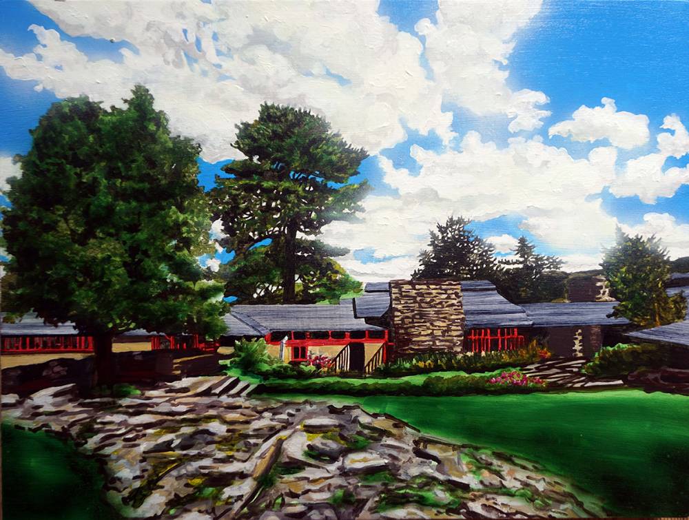 TALIESIN PATH (FRANK LLOYD WRIGHT), 2017 by Eamon O'Kane (b. 1974) at Whyte's Auctions