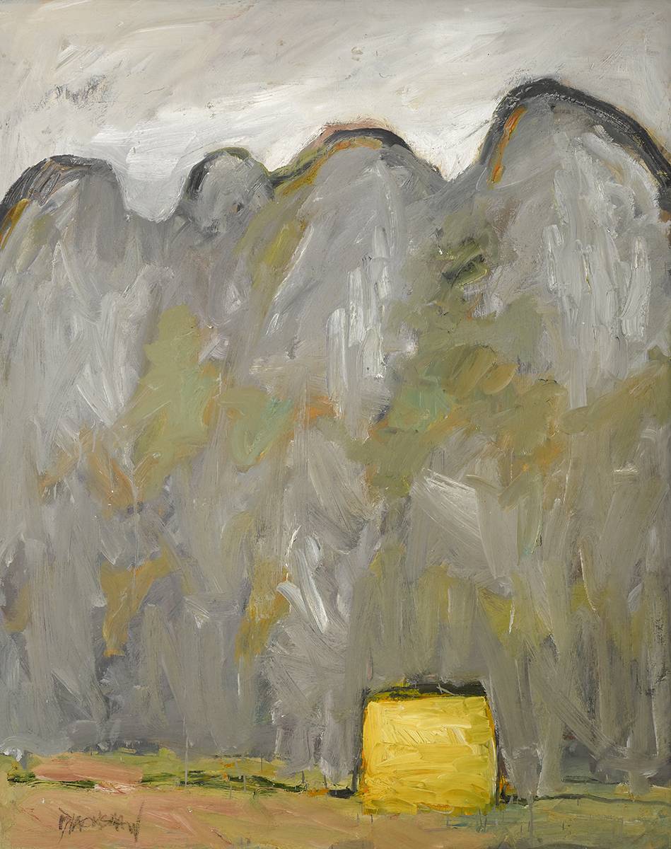 LANDSCAPE WITH MOUNTAINS by Basil Blackshaw HRHA RUA (1932-2016) at Whyte's Auctions