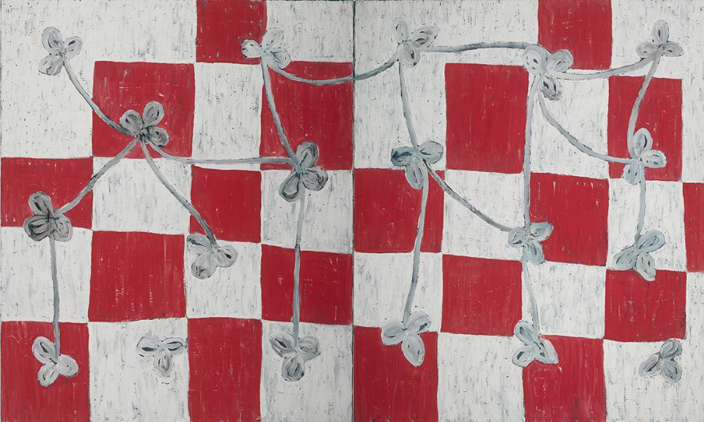 KNOTS, DIPTYCH III (THIS AIN'T NO SHAMBOLIC AFFAIR SERIES), 1997 by John Noel Smith sold for �3,400 at Whyte's Auctions