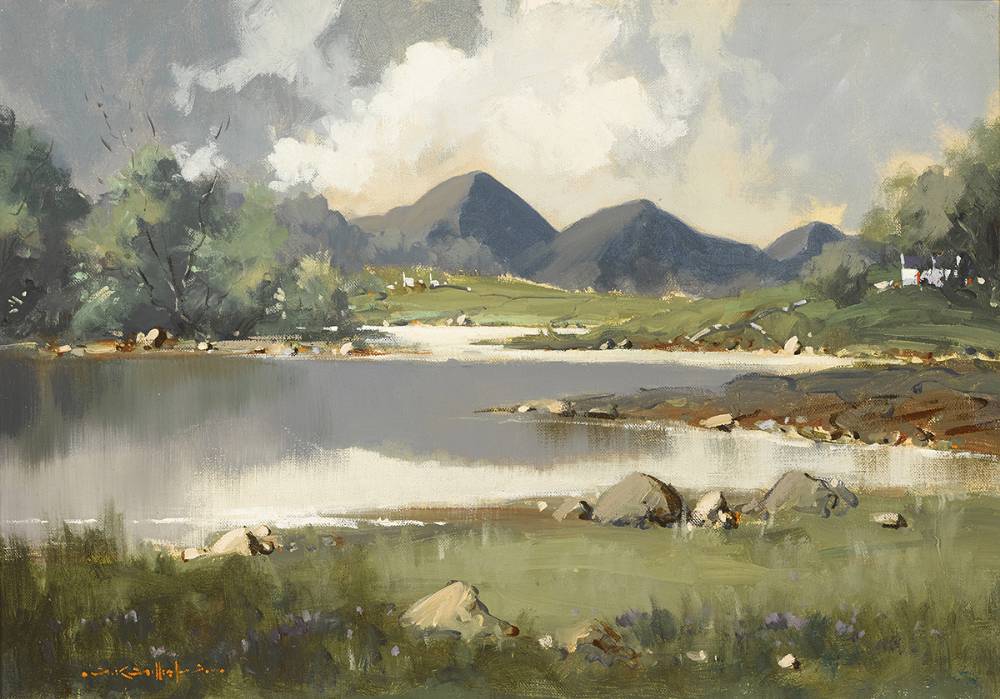 AT LOUGH LAGHA, COUNTY DONEGAL by George K. Gillespie RUA (1924-1995) RUA (1924-1995) at Whyte's Auctions