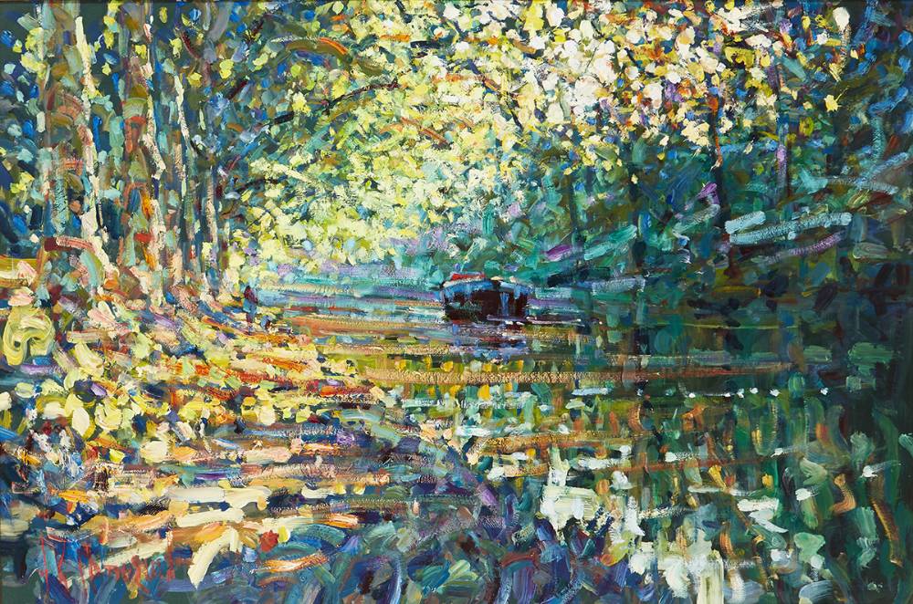 CANAL DU MIDI, NEAR CASTELNAUDARY, FRANCE by Arthur K. Maderson (b.1942) at Whyte's Auctions