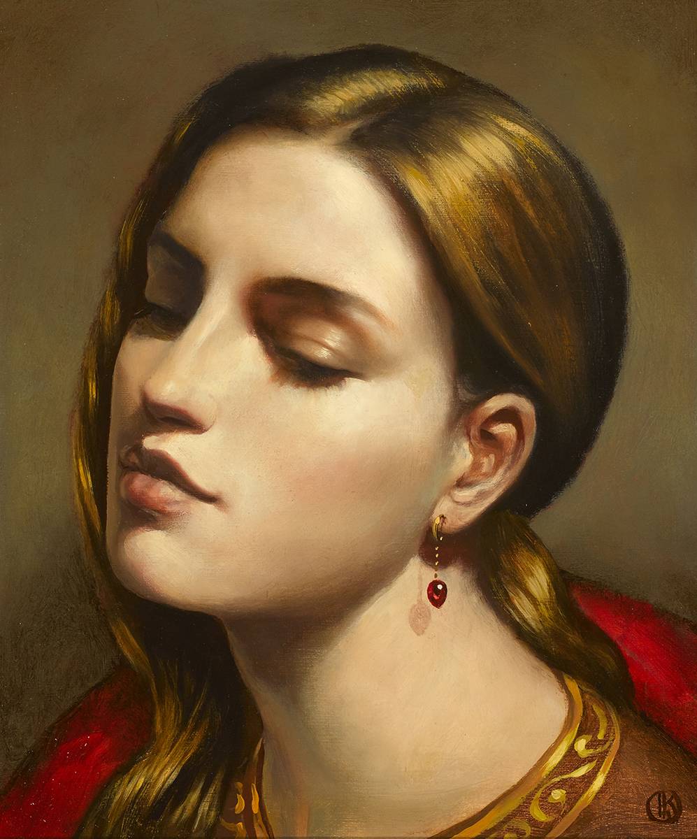 YOUNG WOMAN by Ken Hamilton (b.1956) (b.1956) at Whyte's Auctions