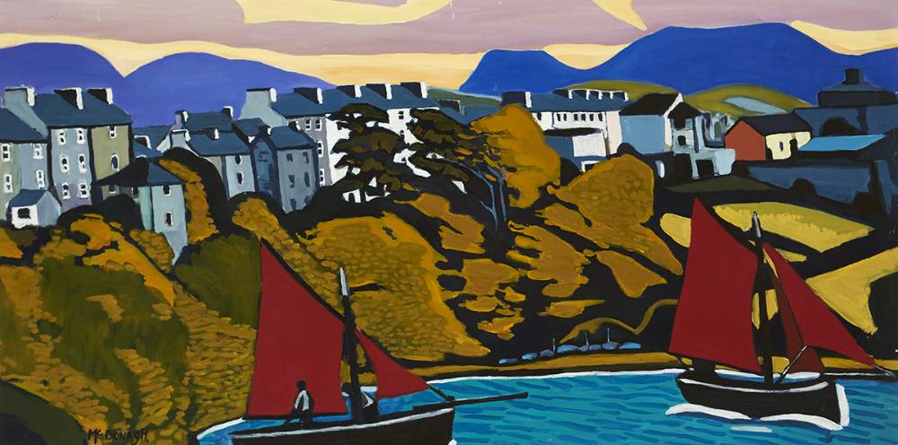 CLIFDEN, COUNTY GALWAY by David McDonagh (1955-2008) at Whyte's Auctions