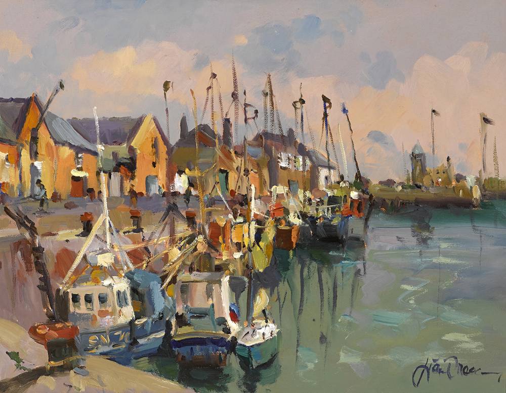 HOWTH HARBOUR, COUNTY DUBLIN by Liam Treacy (1934-2004) at Whyte's Auctions