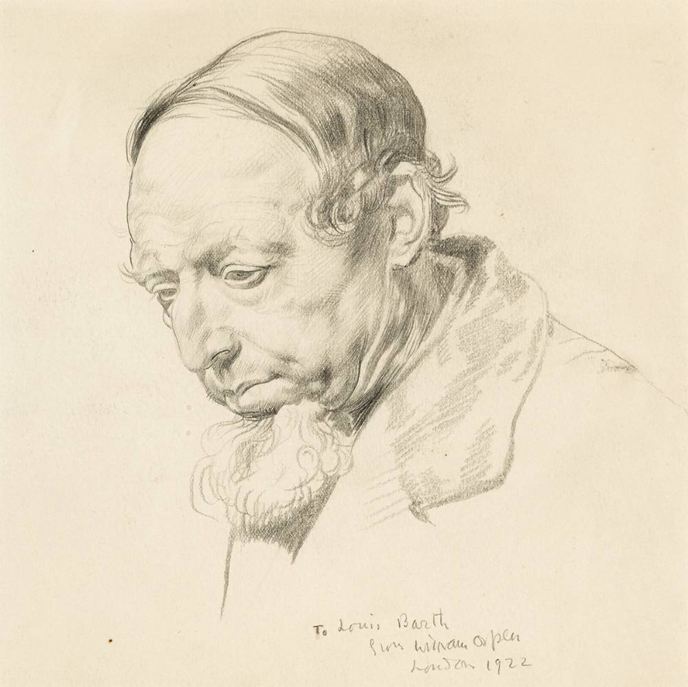 BILL THE BRICKLAYER, 1922 by Sir William Orpen KBE RA RI RHA (1878-1931) KBE RA RI RHA (1878-1931) at Whyte's Auctions