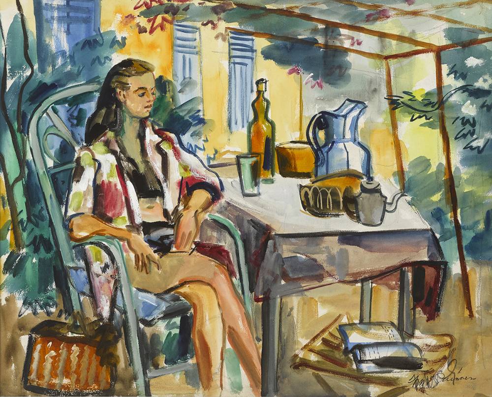 THE CONSERVATORY by Norah McGuinness HRHA (1901-1980) at Whyte's Auctions