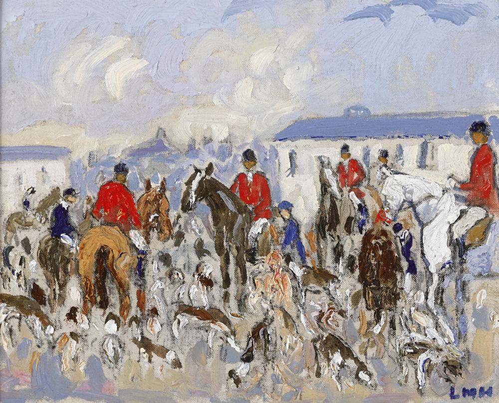 KILDARE HOUNDS AT MAYNOOTH by Letitia Marion Hamilton RHA (1878-1964) at Whyte's Auctions